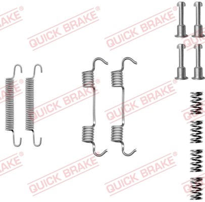 105-0801 quick brake комплект пружинок колодок ручника bmw 3 (e46)/(e92) 1.6-3.0 98-13 (ate) 105-0801