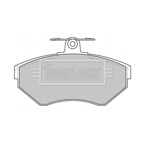Bbp1620 borg & beck - гальмівні колодки до дисків BBP1620