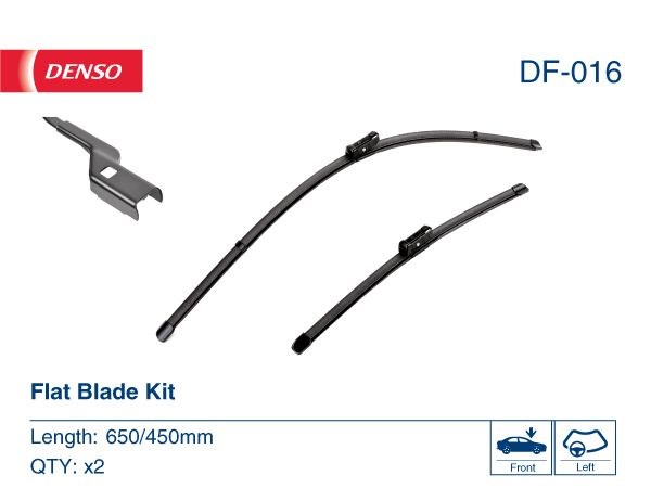 Df-016  denso - комплект склоочисників flat blade kit DF-016
