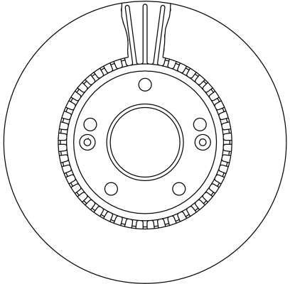 Df4283  trw - гальмівний диск DF4283