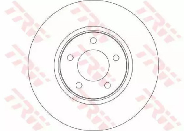 Df4346  trw - гальмівний диск DF4346
