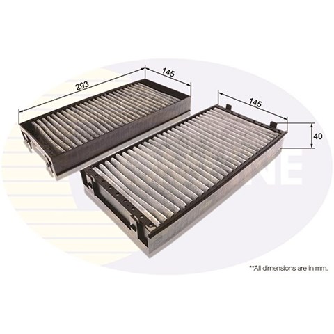 Фільтр повітряний обігрівача EKF171A COMLINE