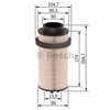 Фільтр тонкого очищення палива F026402033 BOSCH