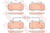 Колодки передні GDB2045 TRW