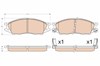 Колодки гальмівні передні, дискові GDB3563 TRW