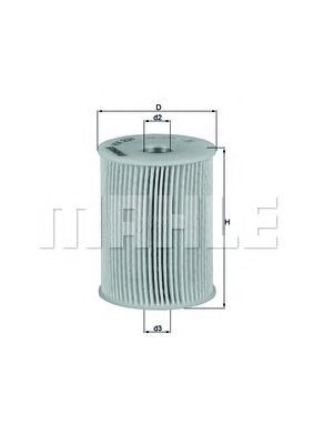 Фільтр-відстійник палива грубої очистки KX231D MAHLE