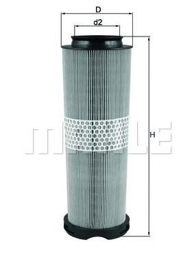 Knecht фільтр повітряний mb c-class (w203) 2.0-2.2cdi 00-07 LX1020