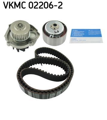 Vkmc 02206-2 skf - насос охолоджуючої рідини + комплект зубчатого ремня VKMC 02206-2