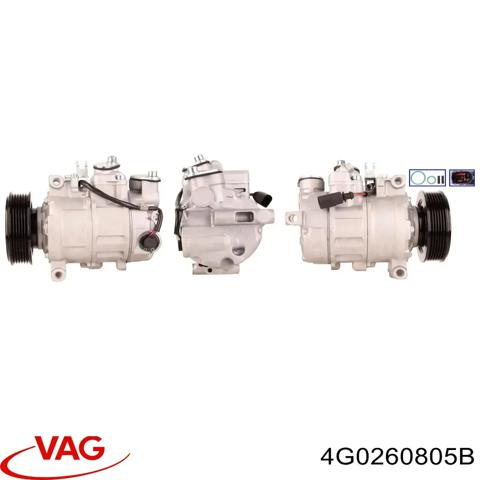 Компресор системи кондиціювання 4G0260805B VAG