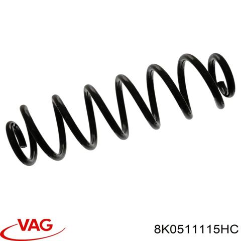 Пружина задня 8K0511115HC VAG