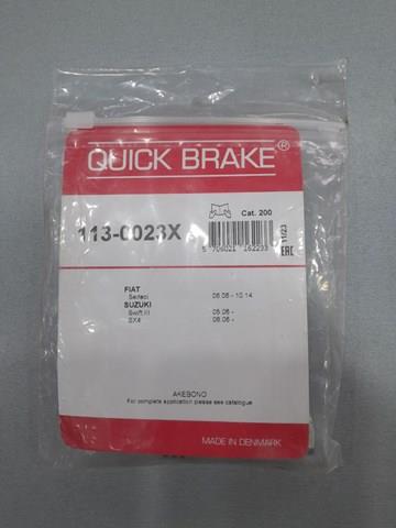 Ремкомплект супорту гальмівного заднього 1130023X QUICK BRAKE