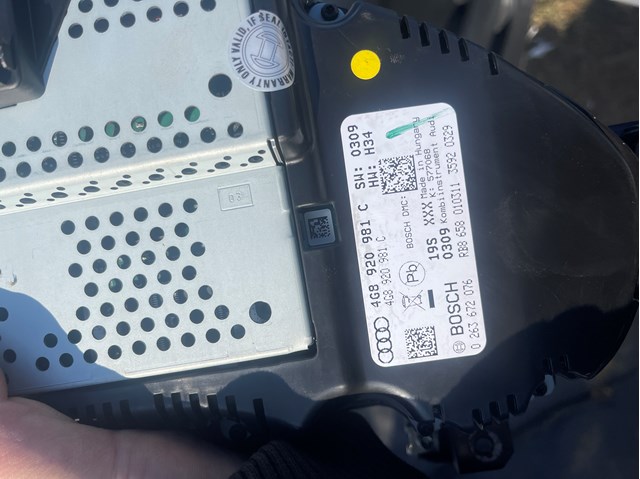 Прилади управління 4G8920981C VAG