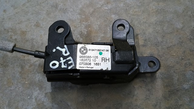 Замок задніх правих распашних дверей, нижній 51247162147 BMW