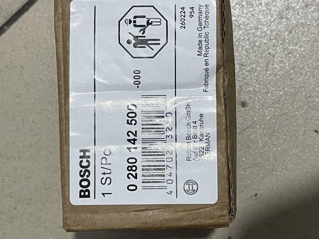 Клапан абсорбера паливних парів 0280142500 BOSCH