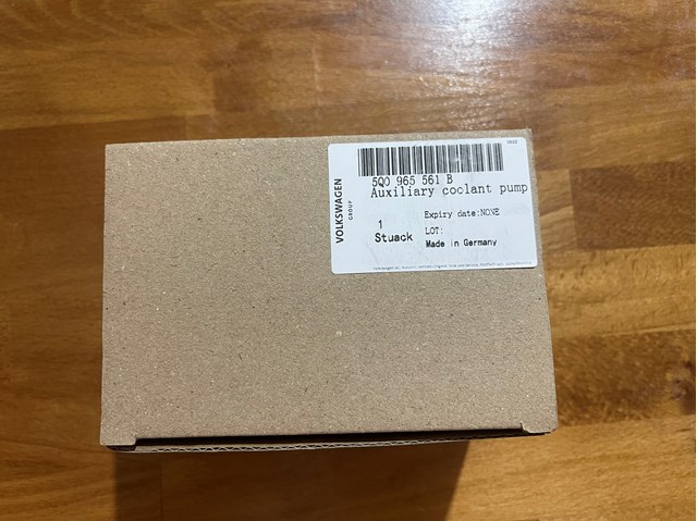 Водяний насос охолодження електро додатковий 5Q0965561B VAG