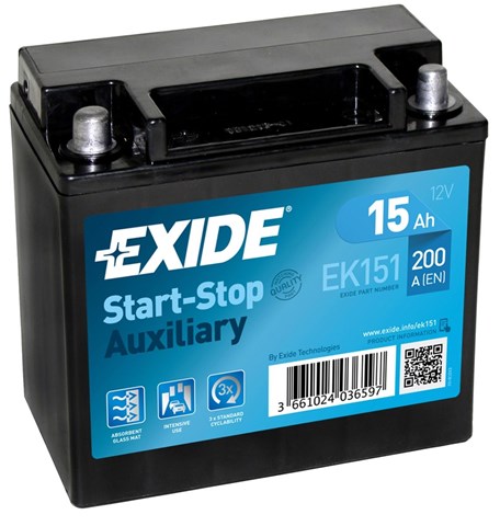 Автомобільна батарея EK151 EXIDE