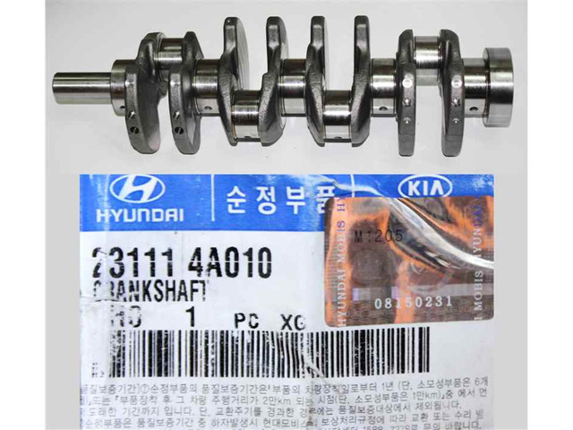 Колінвал двигуна 231114A010 HYUNDAI