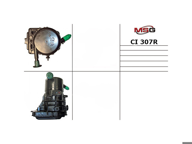Насос гідравліки CI307R MSG Rebuilding