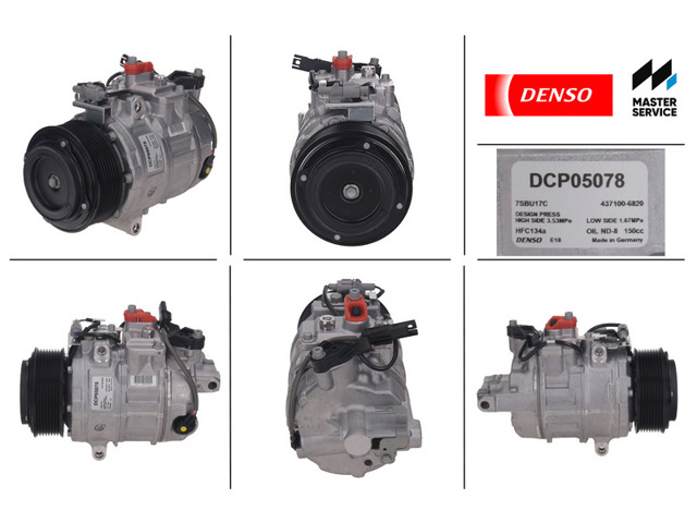 Компресор кондиціонера DCP05078 DENSO