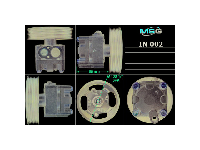 Насос гідропідсилювача IN002 MS GROUP
