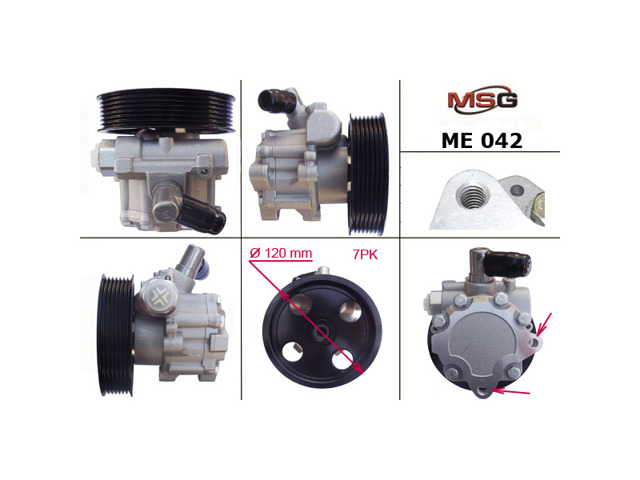 Насос рульового механізму ME042 MS GROUP