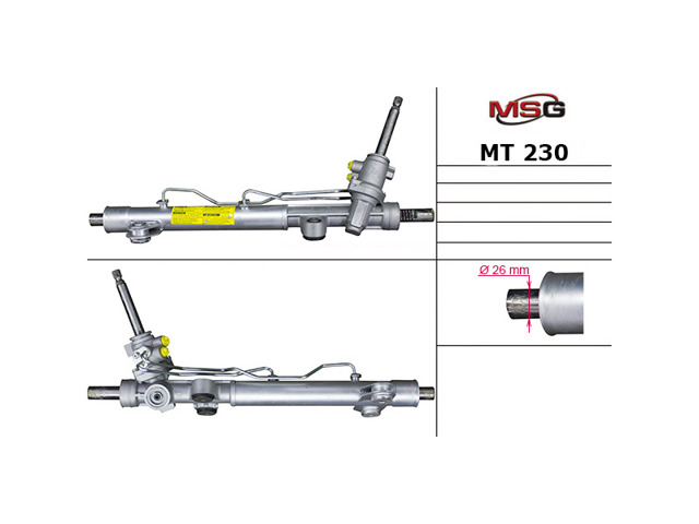 Кермова рейка MT230 MS GROUP