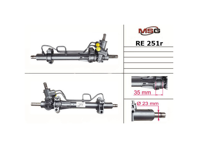 Рейковий рульовий механізм RE251R MSG Rebuilding