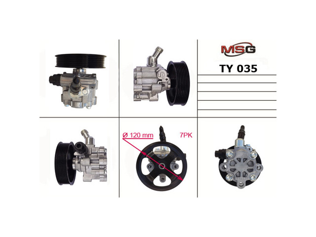 Насос гідравліки TY035 MS GROUP