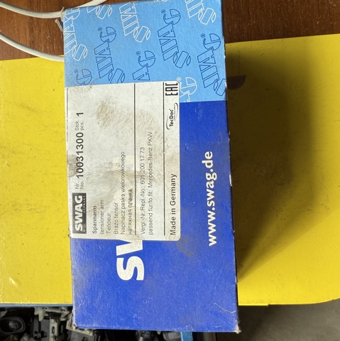 Натяжна планка поліклинового ременя 10031300 SWAG