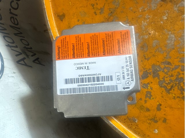 Блок управління airbag A1635422218 MERCEDES