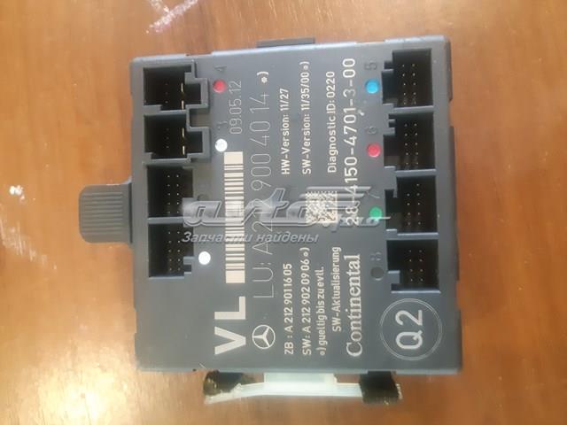 Блок комфорту передніх дверей A2129004014 MERCEDES