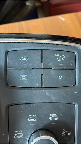 Блок кнопок центральної консолі A2929050300 MERCEDES