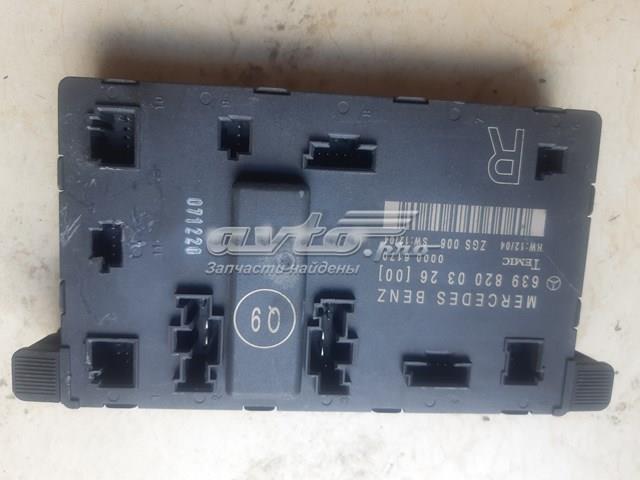 Блок комфорту передніх дверей A6398200326 MERCEDES