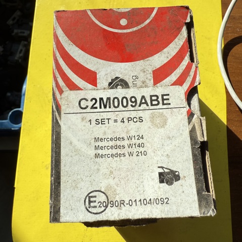 Задні колодки C2M009ABE ABE
