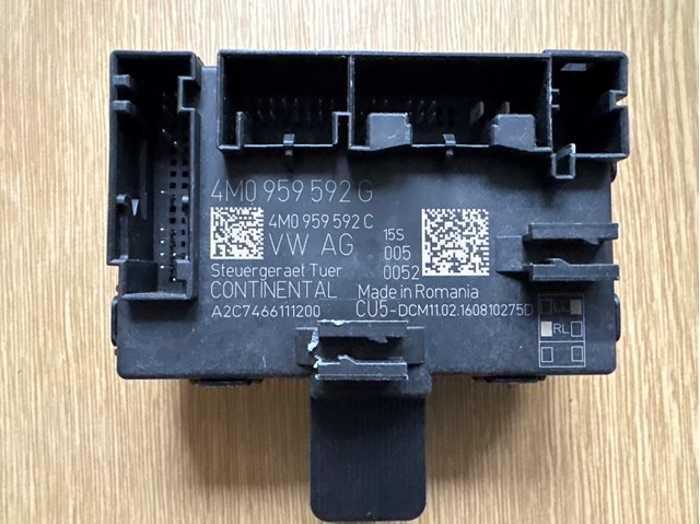 Блок комфорту передніх дверей 4M0959592G VAG