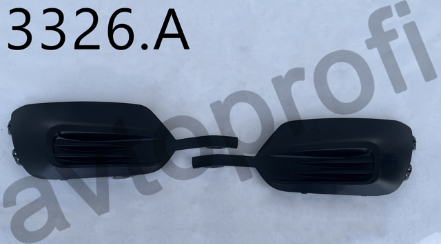 Решітка переднього бампера, права 1632658180 PEUGEOT