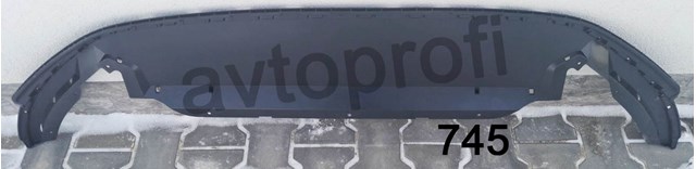 Спойлер переднього бампера 2G0805903D9B9 VAG