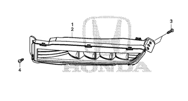 Права протитуманні фари 33900TVAA01 HONDA