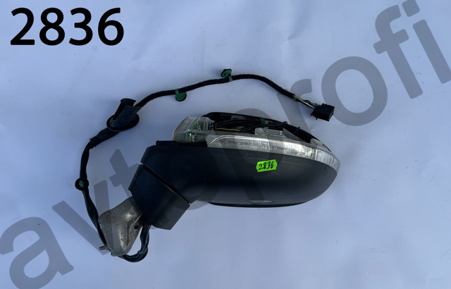 Бічне дзеркало заднього виду ліве 3G1857507DJ9B9 VAG