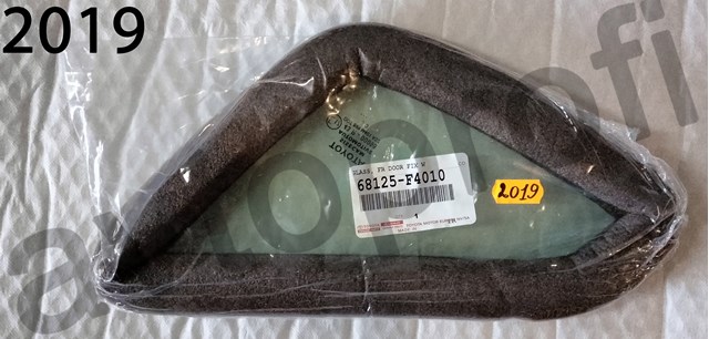 Скло-кватирка дверей, передніх, правих 68125F4010 TOYOTA