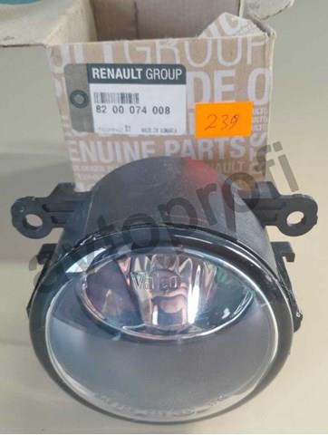 Фара протитуманна, ліва/права 8200074008 RENAULT
