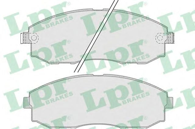 05p1015  lpr - гальмівні колодки до дисків LPR05P1015