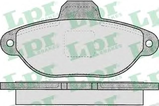 Колодки передні 05P1191 LPR