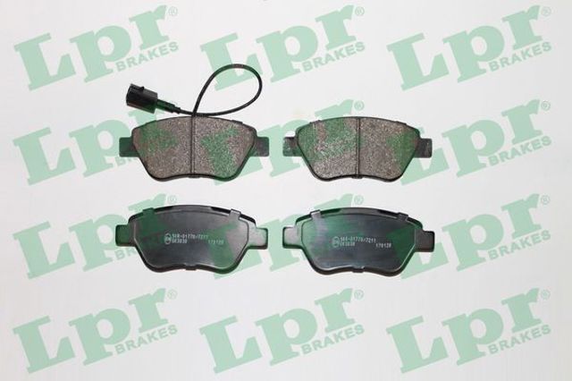 Колодки передні 05P1225 LPR