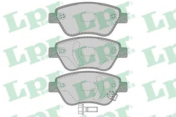 Колодки передні 05P1247 LPR