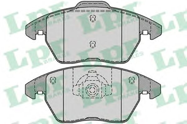 Передні гальмівні колодки 05P1248 LPR