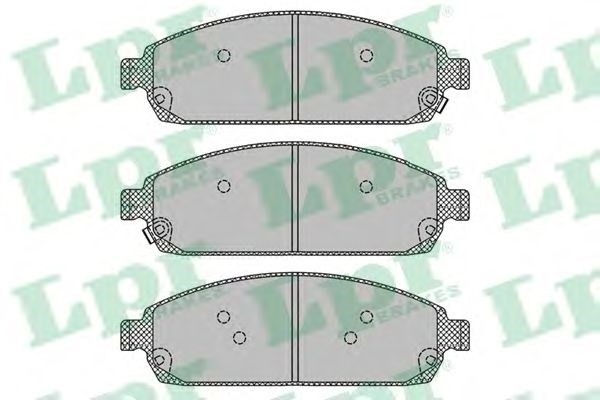 Колодки передні 05P1403 LPR