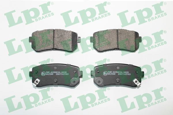Задні дискові колодки 05P2103 LPR
