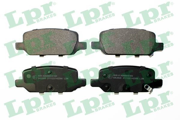 Задні гальмівні колодки 05P2266 LPR