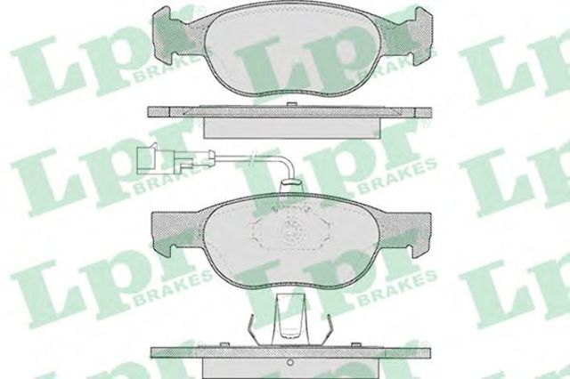 Гальмівні колодки 05P424 LPR